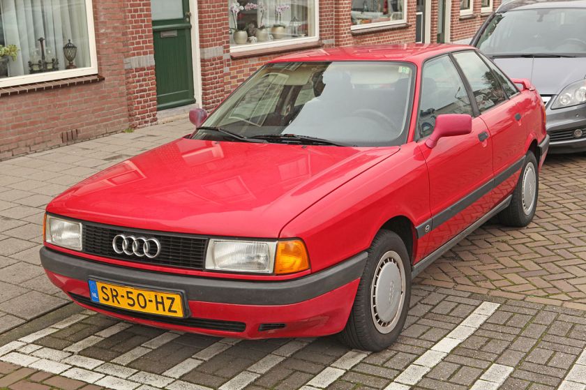 1987 Audi 80 1.8, 75PS - first registered 19 Nov 1987