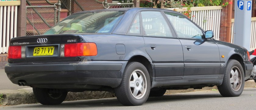 1993 Audi 100 (4A) 2.8 E quattro sedan (2012-10-26)