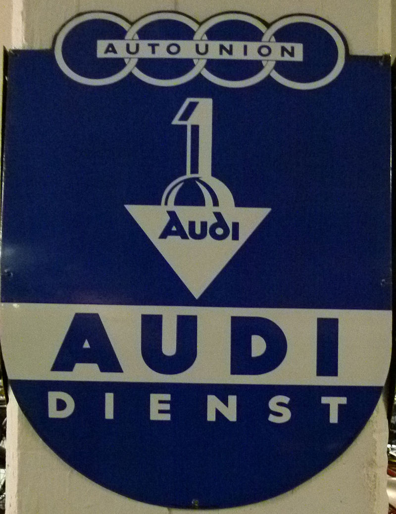 Audi-Logo unter der Auto Union