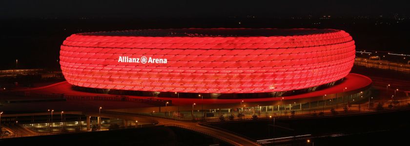 Audi sponsors Bundesliga club Bayern Munich Allianz Arena