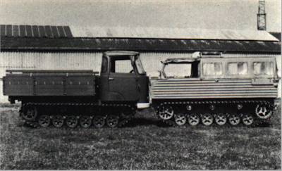 Hotchkiss TTC501 (1970) &amp; HB40 (1966) Carriers, Full-Track, Cargo