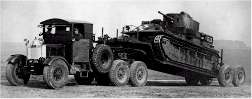 scammell showtrac pioneer-early-tank-transporter
