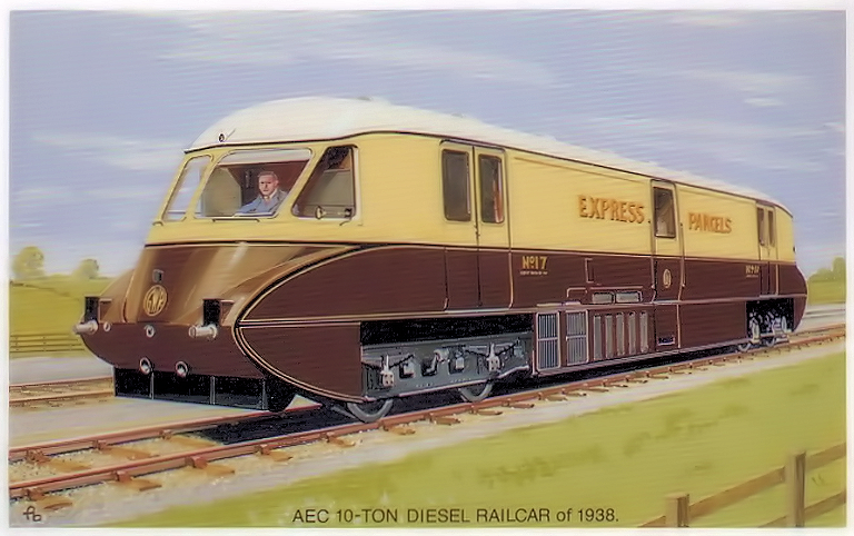 1938 AEC 10-ton diesel railcar