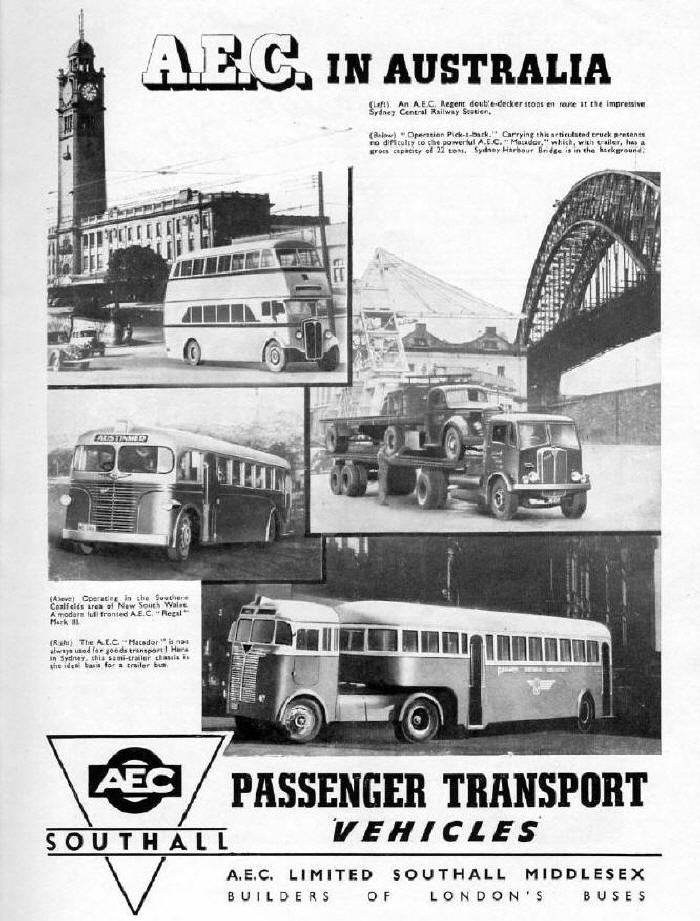 1950 AEC in Australia Advert 0420