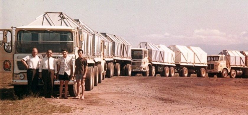 1968 Johnston River Transport Had A Fleet Of Aec Mammoths And Mandators At Mourilyan Nth Qld In 1968