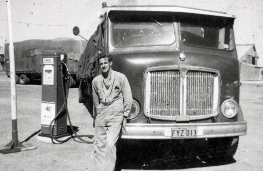John Refueling His Aec In Wa It Must Have Been A Long Trip The Truck Is Registered In Nsw