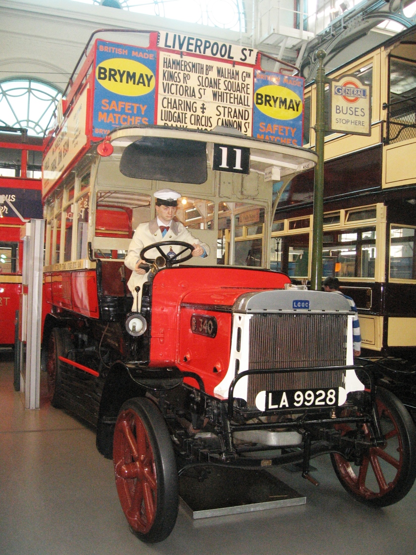 LGOC B-Type bus B340 London Transport Museum