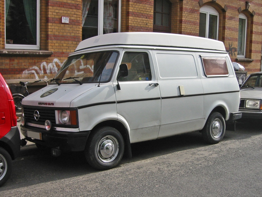 1973-1987 Opel Bedford Blitz built in the United Kingdom and sold in Europe like Opel