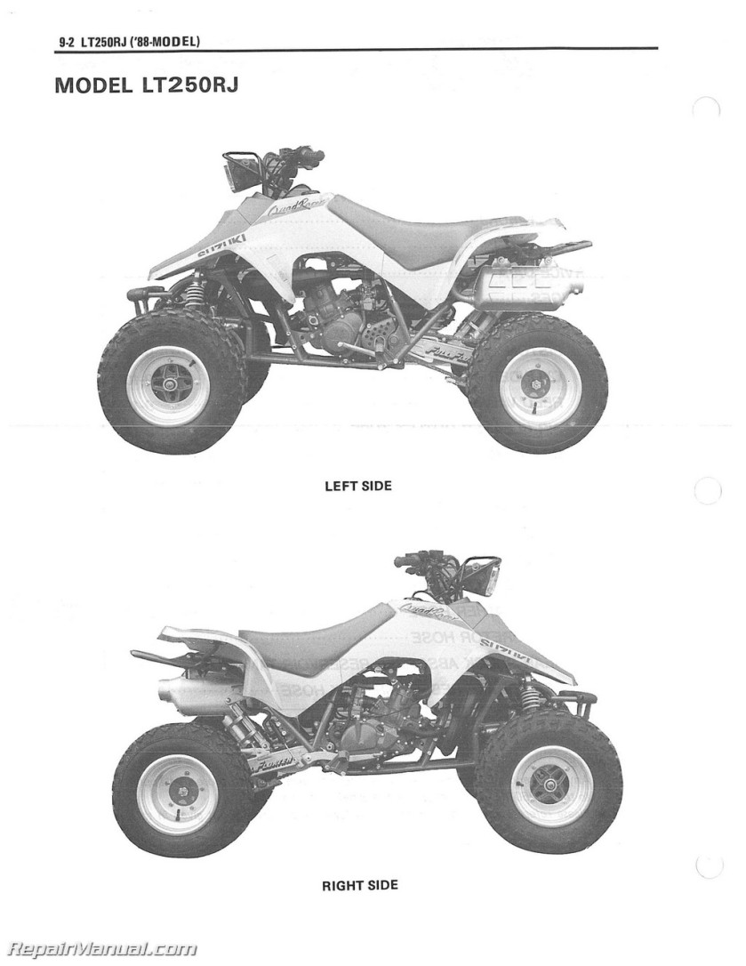 1987-1992 Suzuki LT250R Quad Racer ATV