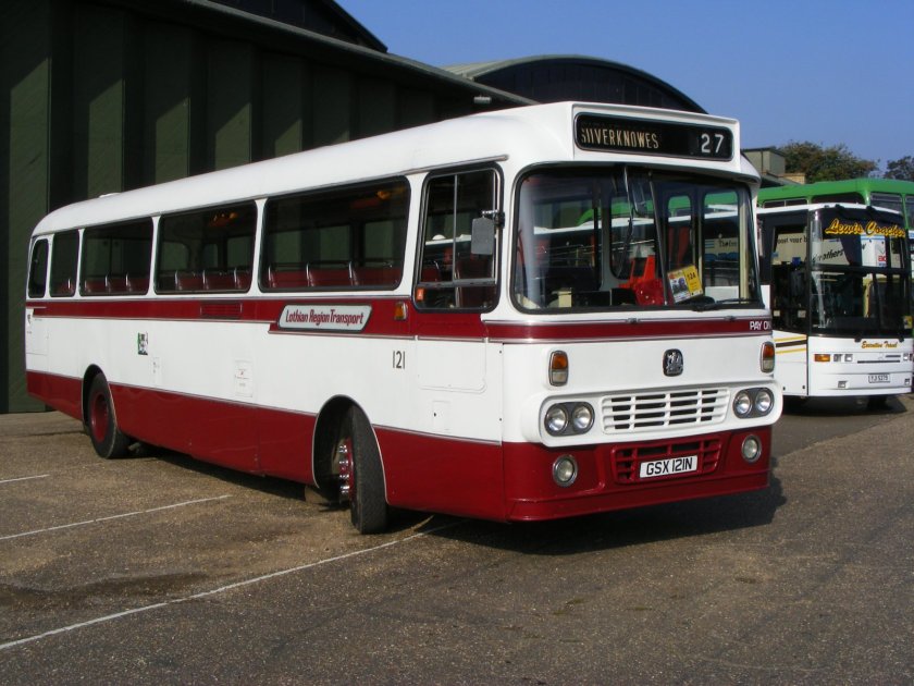 Edinburgh Corporation Transport preserved bus 121 Bedford YRT Alexander Y Type GSX 121N