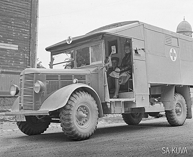 Finnish Bedford ML Ambulance
